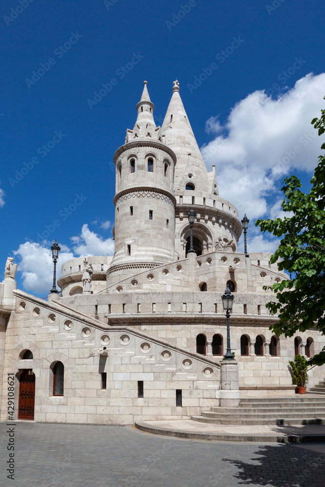 Fisherman's Bastion in the Hungarian capital city of Budapest