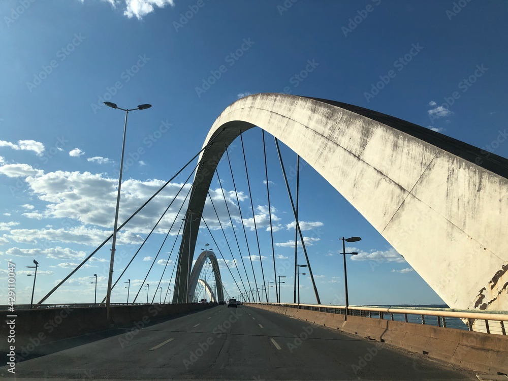 Fototapeta premium Juscelino Kubitschek Bridge (JK Bridge), in Brasilia, Brazil