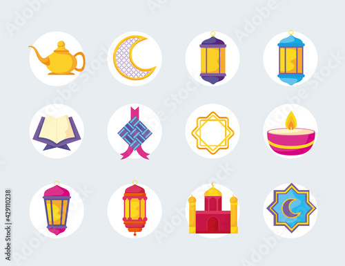 eid festival icons