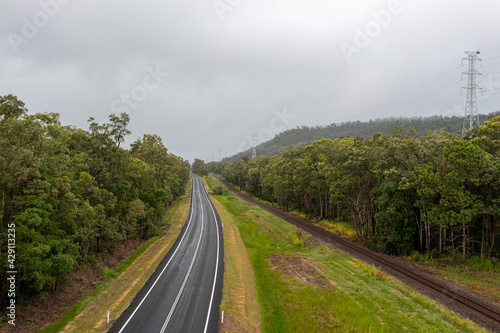 Принти на полотні Bruce Highway through the rainforest area between Cardwell and Ingham, North Que