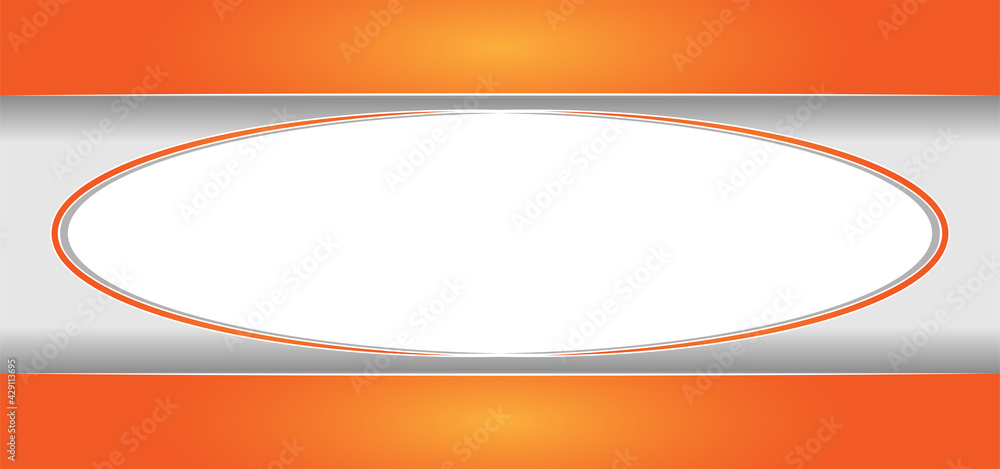 Obraz premium abstract orange frame or background