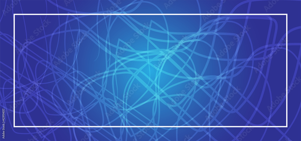 Blue abstract background or banner