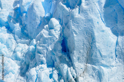 close up perito moreno glacier arid region country