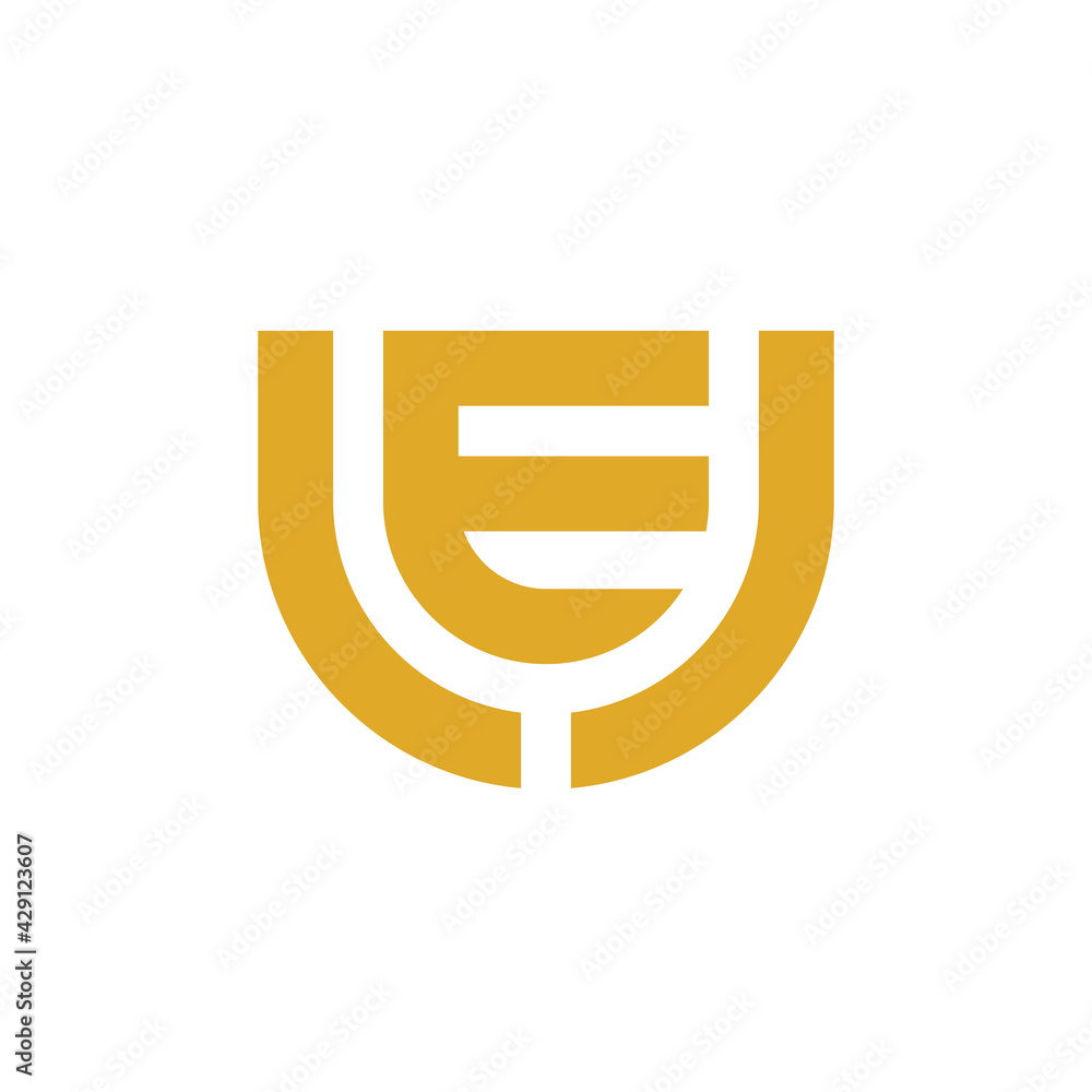 Obraz premium LEJ letter monogram logo design template elements, LEJ logo type vector