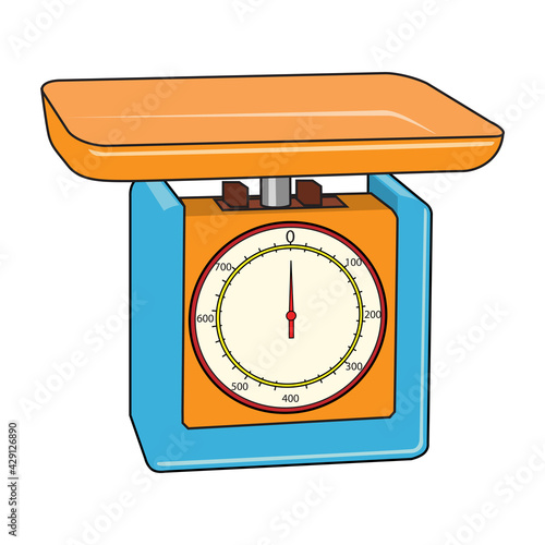 scale vector illustration,isolated on white background