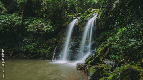 Waterfall in the forest.