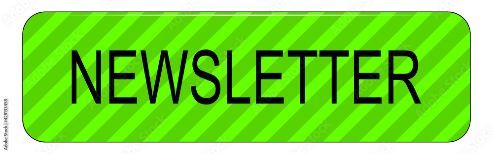 Newsletter Button on white backround - illustration Newsletter Button on white backround - illustration