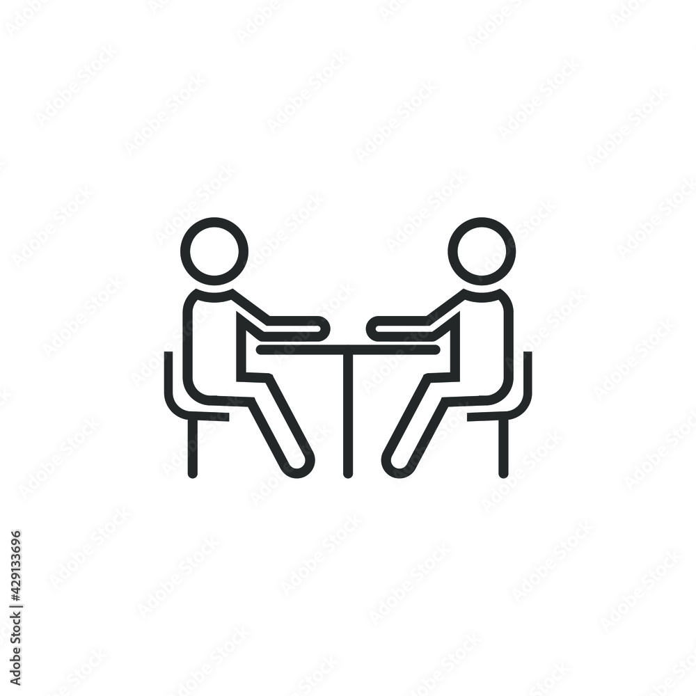 Simple icon for business, finance, someone achieving success, presentations, team work, and office work Simple icon for business, finance, someone achieving success, presentations, team work, and office work