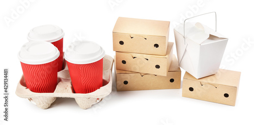 Takeaway food and drink pac...