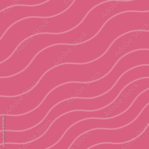 Bright red abstract with wavy lines for any type of design