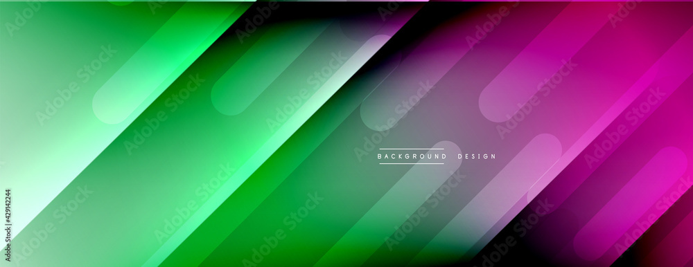 Dynamic lines abstract background. 3D shadow effects and fluid gradients. Modern overlapping forms Dynamic lines abstract background. 3D shadow effects and fluid gradients. Modern overlapping forms