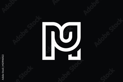 Creative Innovative Initial MP logo and PM logo. MP Letter Minimal luxury Monogram. PM  Professional initial design. Premium Business typeface. Alphabet symbol and sign.
