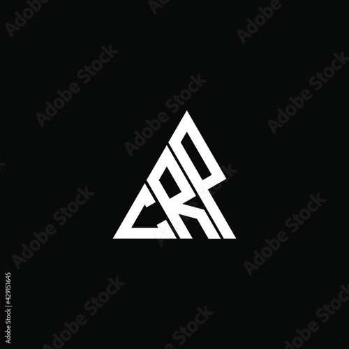 C R P letter logo creative design. CRP icon