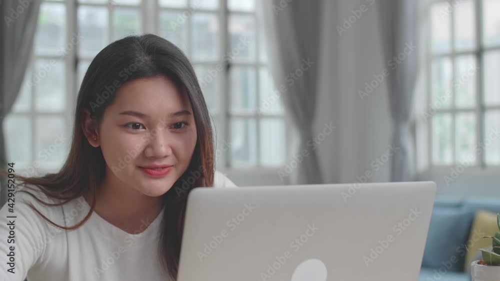 Girl Use Laptop Computer And Celebrating At Desk
Girl Use Laptop Computer And Celebrating At Desk