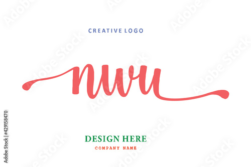 NWU lettering logo is simple, easy to understand and authoritative