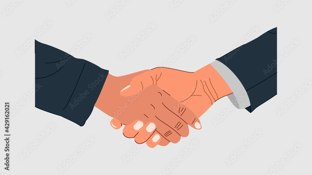 handshake between two professionals handshake between two professionals