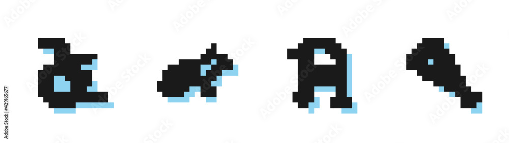 Set line Walker, Wheelchair, Dog in wheelchair and Crutch or crutches icon. Vector Set line Walker, Wheelchair, Dog in wheelchair and Crutch or crutches icon. Vector