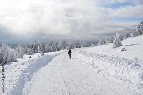 Harzer Brocken im Winter