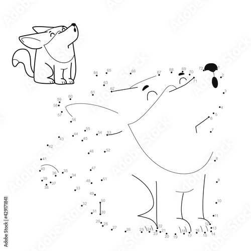 Dot to dot games for children