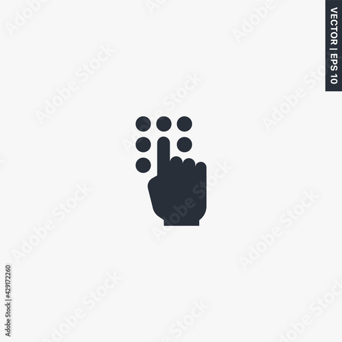 Dial, premium quality flat icon