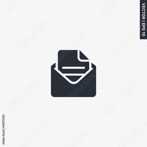 New letter, premium quality flat icon