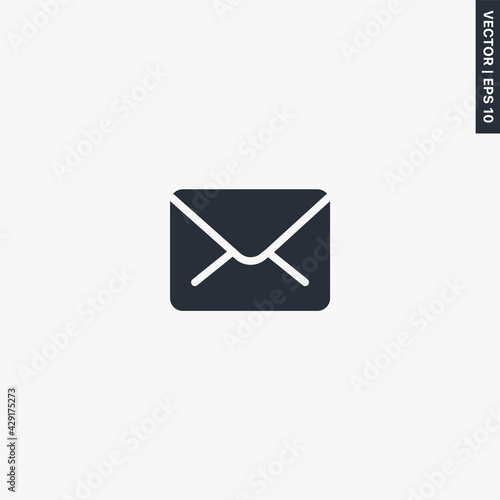 E-mail, premium quality flat icon