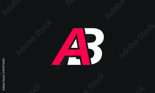 AB, BA, AB letter logo alphabet monogram icon symbol