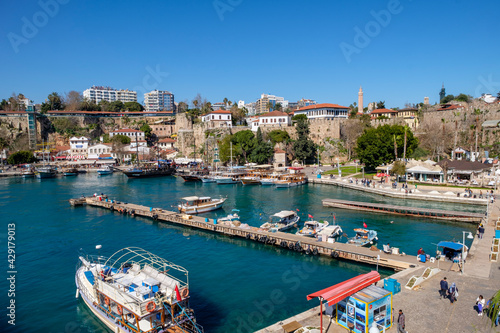 Antalya marina view during daytime