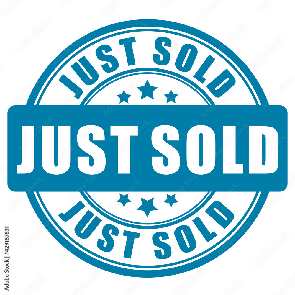 Just sold vector stamp