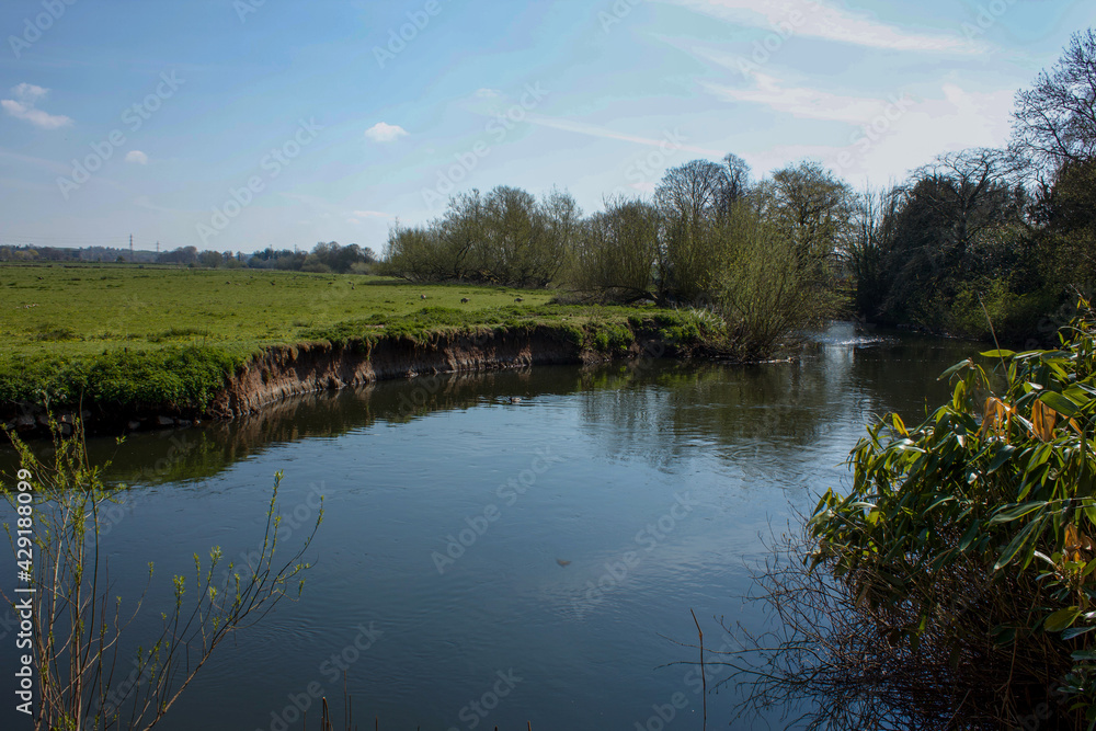 River Trent at Wolseley Bridge Nr Rugeley in Staffordshire