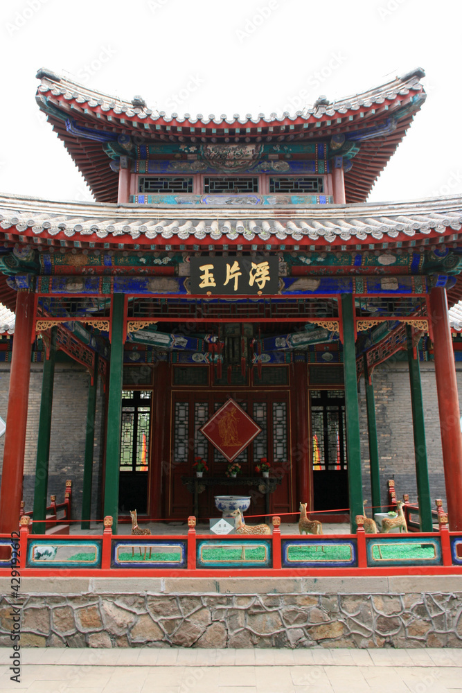 pavilion of the imperial palace in chengde in china 