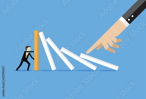 Stopping domino effect for business solution