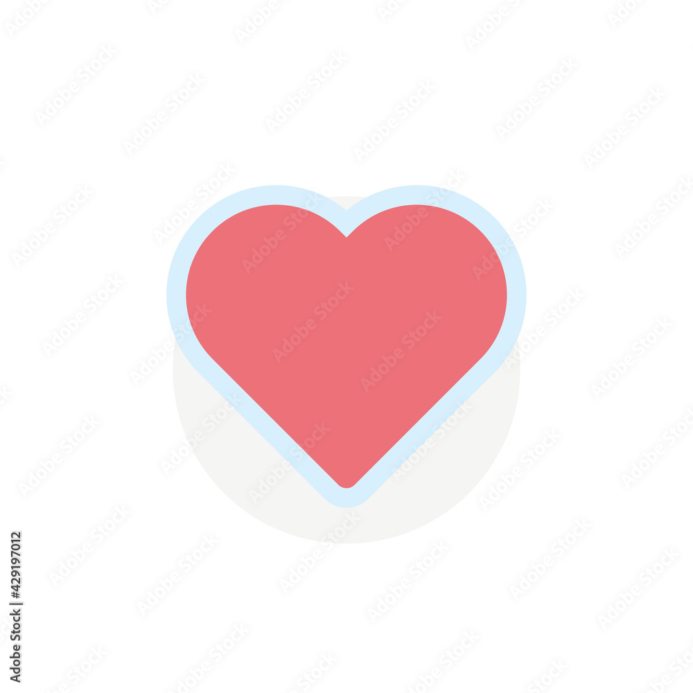 Red heart vector icon isolated on white background. Like symbol modern, simple, vector, icon for website design, mobile app, ui. Vector Illustration Red heart vector icon isolated on white background. Like symbol modern, simple, vector, icon for website design, mobile app, ui. Vector Illustration