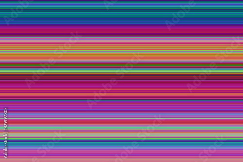 Wallpaper Mural Lots of horizontal thin lines of colorful colors Torontodigital.ca