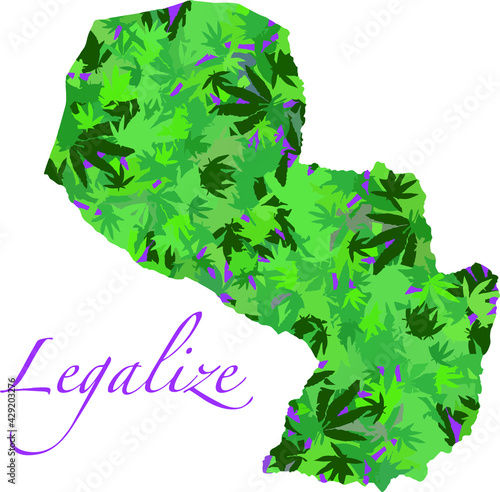 Paraguay legalize map