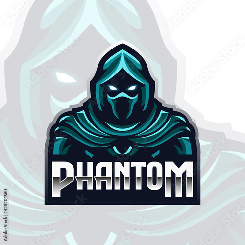 Phantom Logo Mascot Vector Illustration photo
