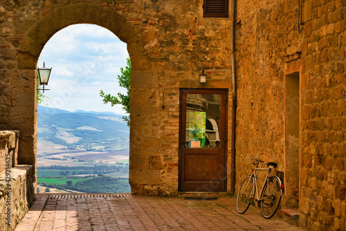 View of Pienza, Siena, Tuscany, Italy photo