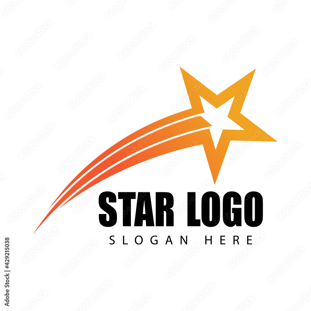 Obraz premium Star icon Template vector illustration design