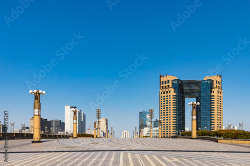 (東京都ｰ都市風景)お台場夢の大橋から見る風景２