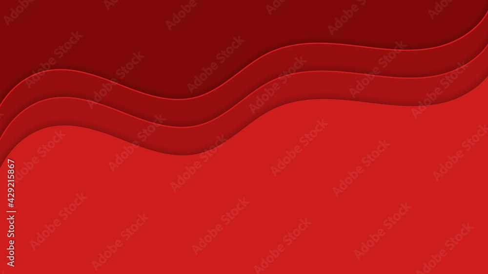 Beautiful red background in the form of smooth waves. Beautiful red background in the form of smooth waves.