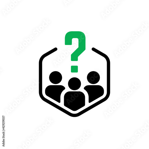 research in society or leadership icon