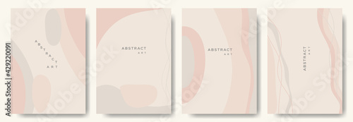 Modern abstract background.minimal trendy style. various shapes set up design templates good for background postcards poster wallpaper brochure invitation social media and other.vector illustration