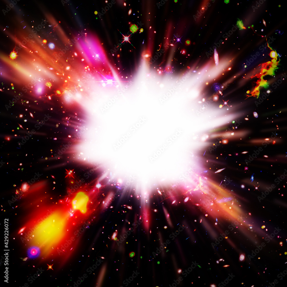 Wonderful super nova. The elements of this image furnished by NASA.