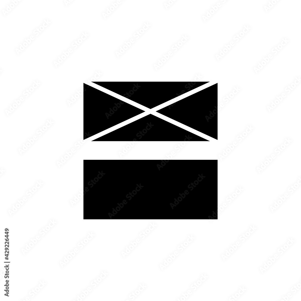 Maximum stack icon. Editable stroke. Design template vector Maximum stack icon. Editable stroke. Design template vector