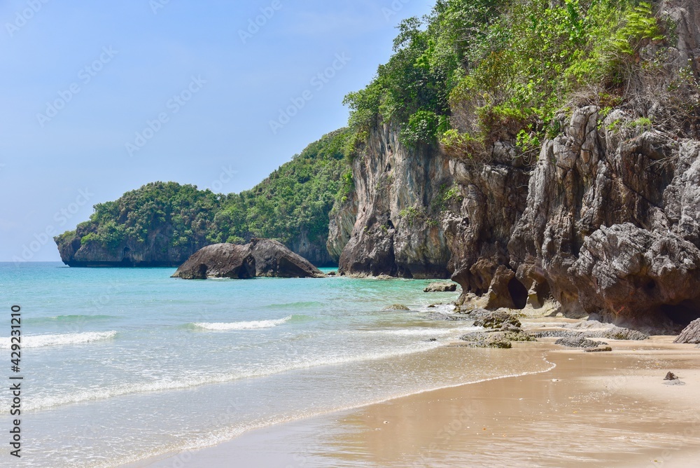 Nature Scenery of Thung Zang Bay in Chumphon Province Nature Scenery of Thung Zang Bay in Chumphon Province