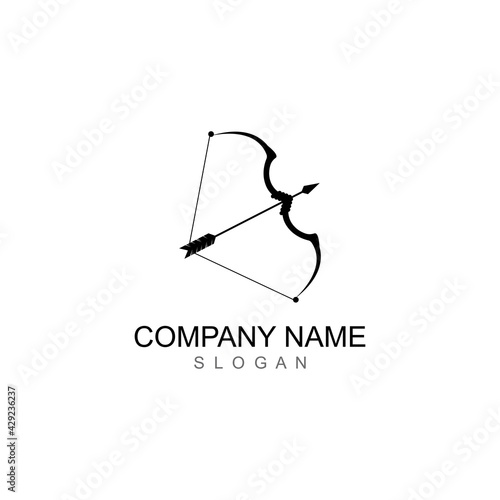 Arrow archery icon vector illustration