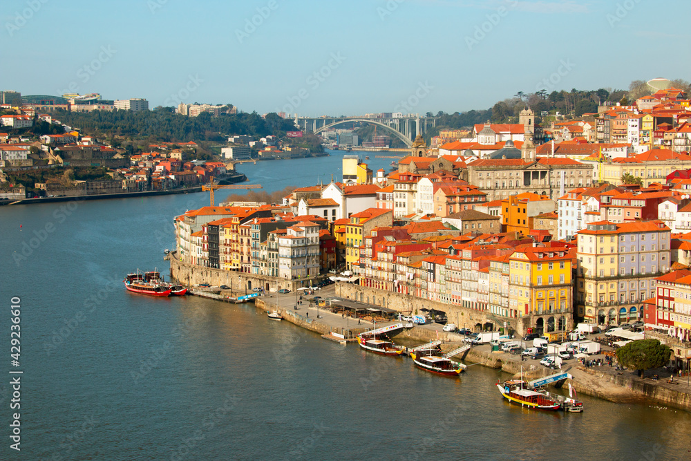 Porto, Portugal. View of old town