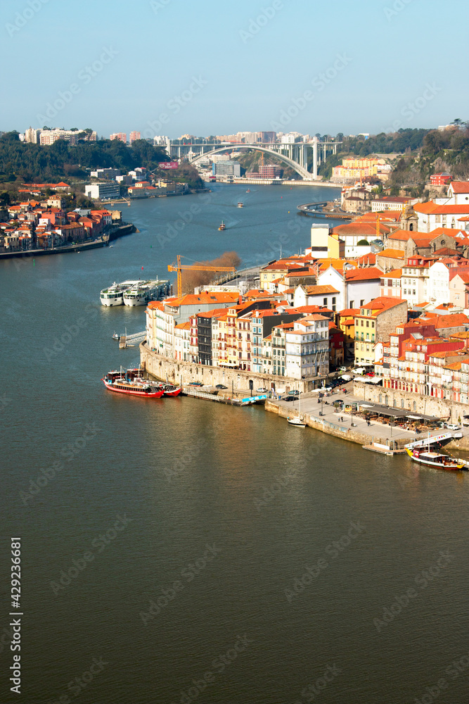 Porto, Portugal. View of old town