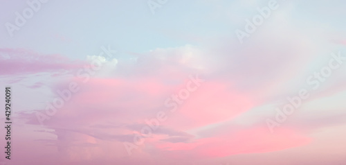 Beautiful of sunset the sky for sky background 