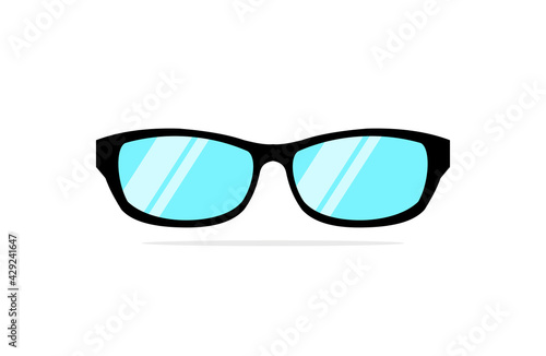 Glasses Icon for Graphic Design Projects. Vector Illustration.